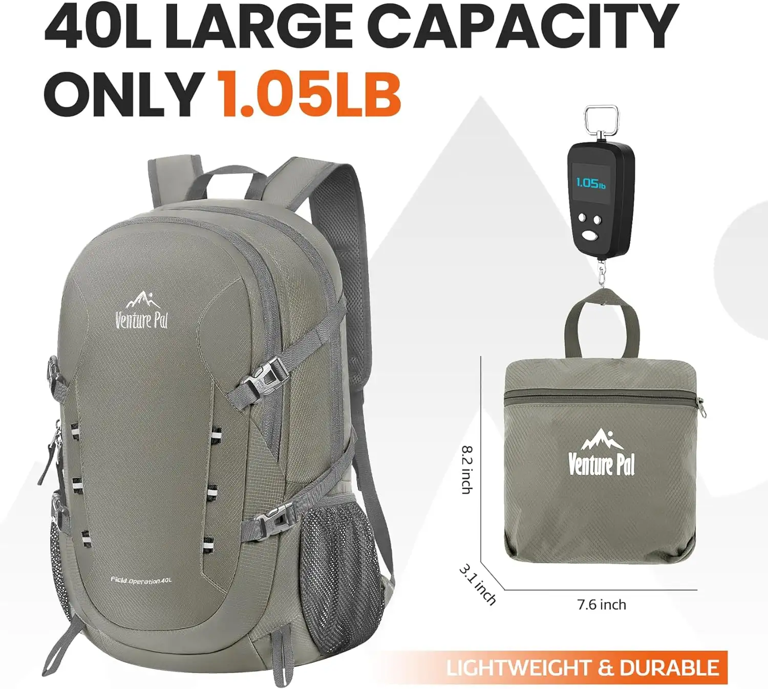 Venture Pal 40L Lightweight Packable Travel Hiking Backpack Daypack - 81qpxwfjifl._ac_sl1500_
